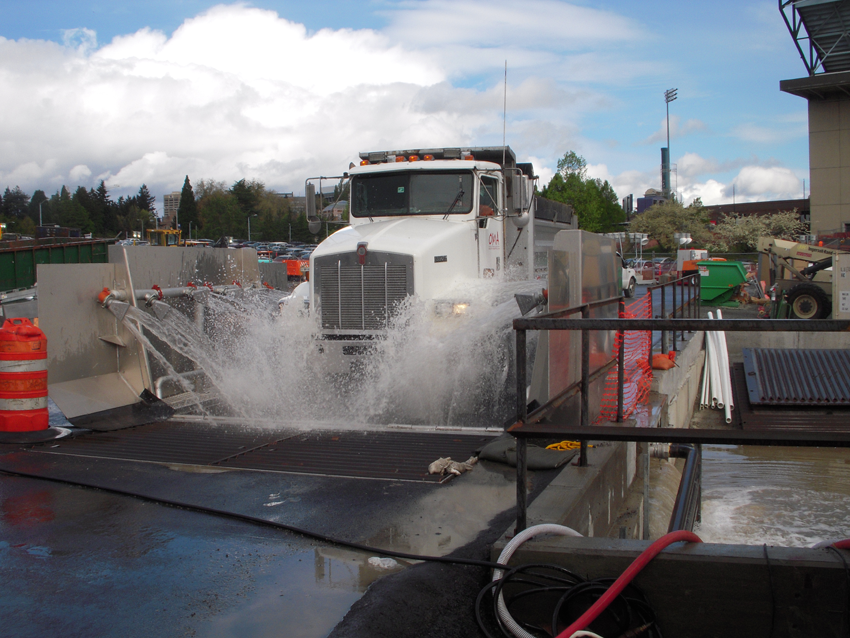 expanded view wheel wash process